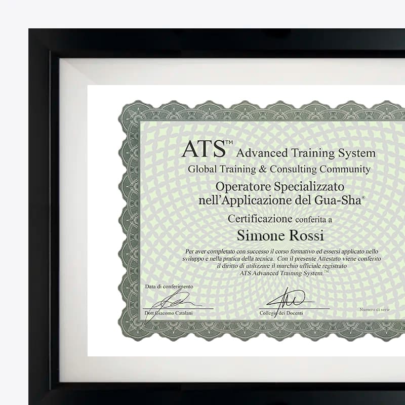 Certificazione Gua-Sha