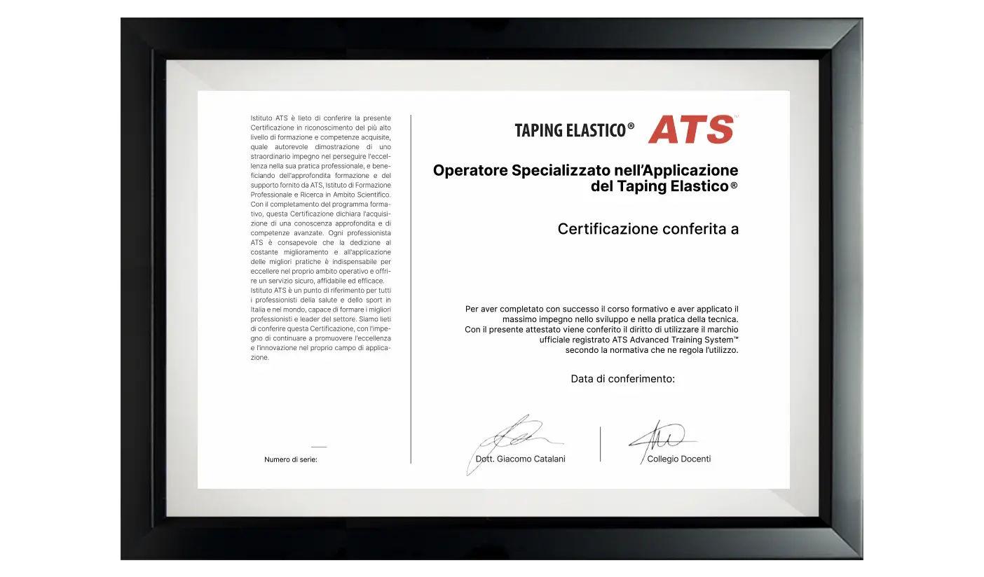Certificazione Ufficiale ATS