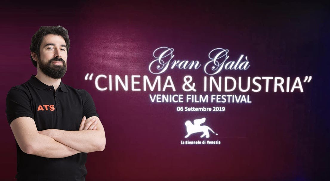 Luca Russo al Gran Galà Cinema & Industria della 76° Edizione del Festival del Cinema di Venezia